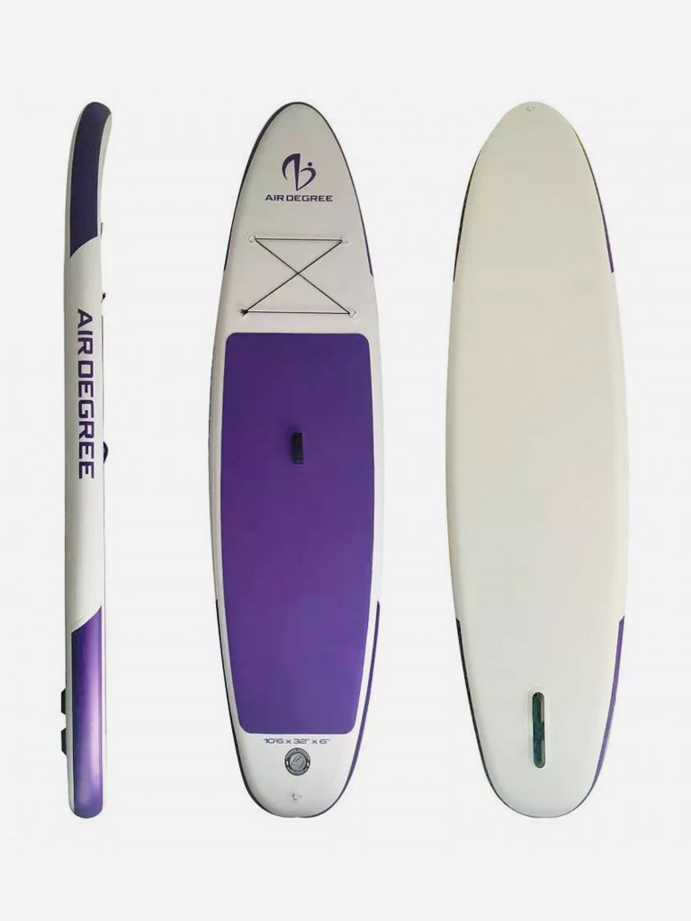 Прогулочный надувной сапборд Air Degree 10'6"х32"х6" purple