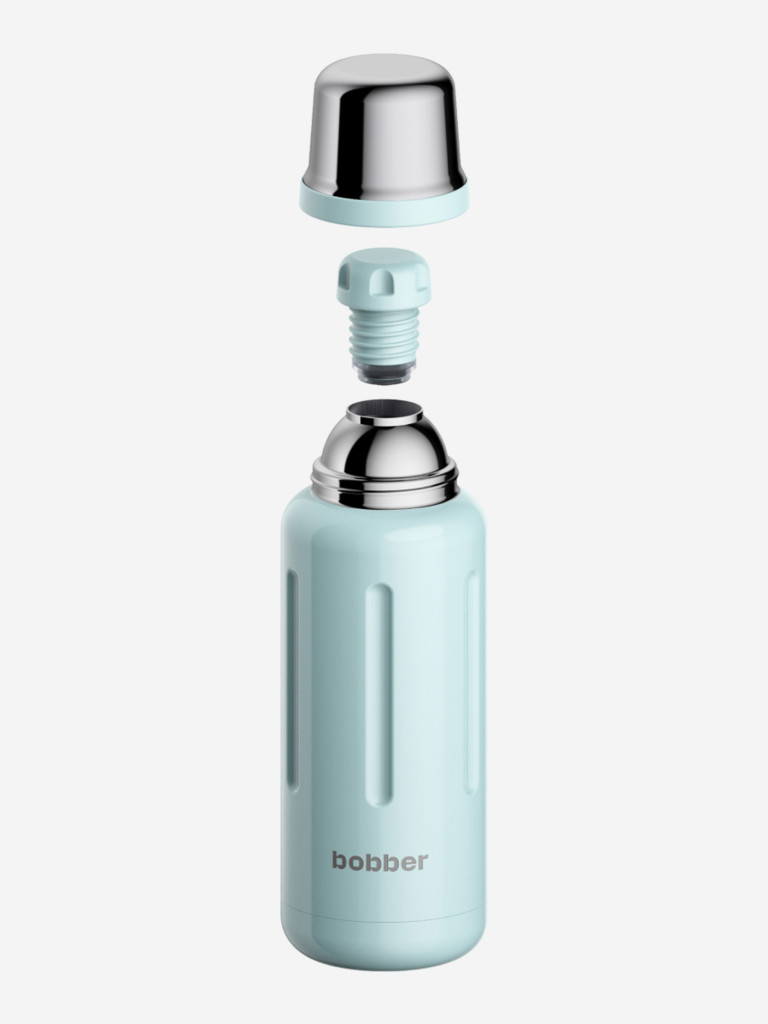 Термос вакуумный для напитков BOBBER Flask 770 мл, тепло до 36 часов, голубой