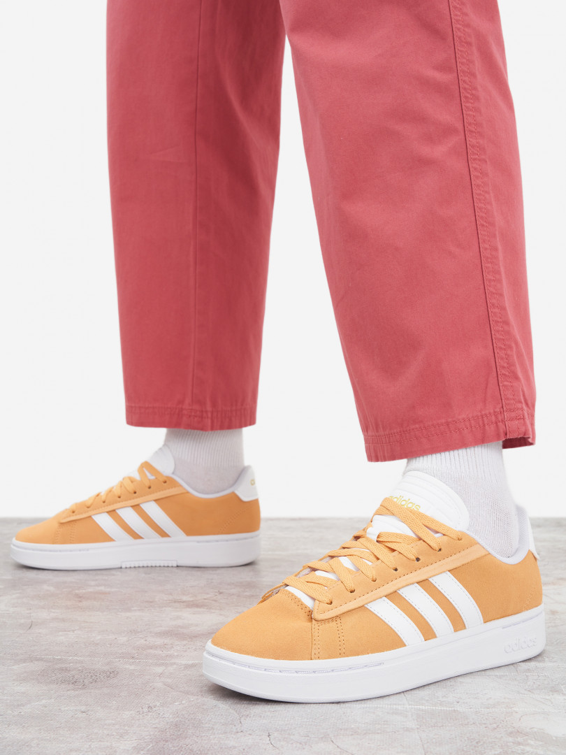 фото Кеды женские adidas grand court alpha, оранжевый