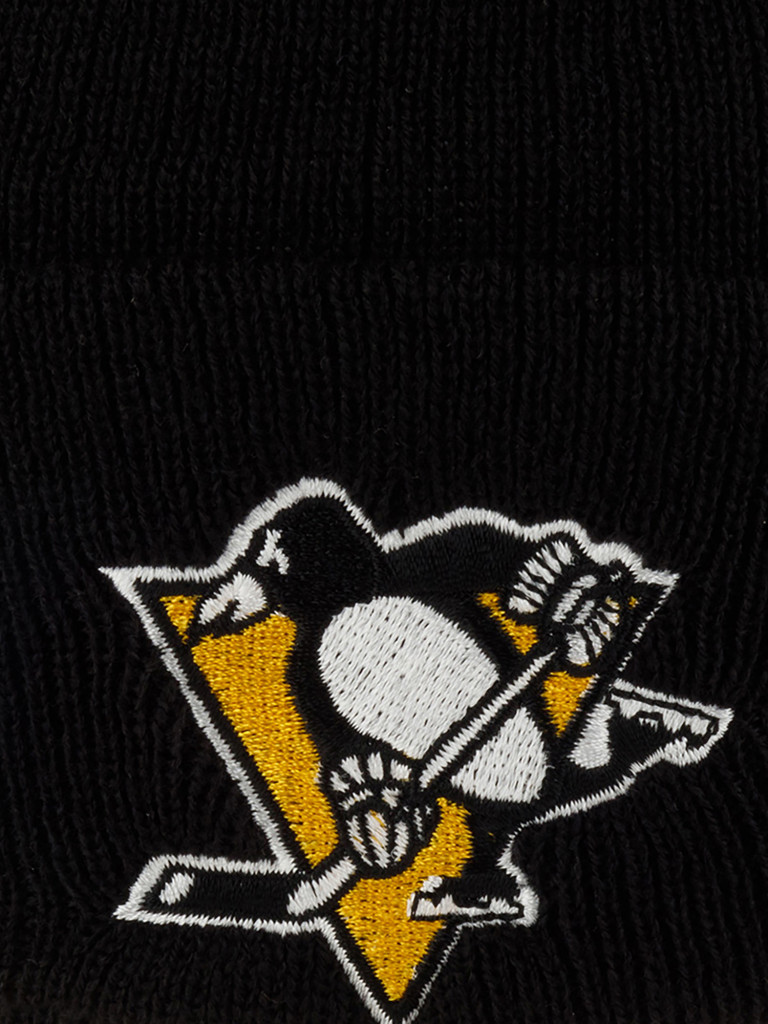Шапка с отворотом AMERICAN NEEDLE 21019A-PPN Pittsburgh Penguins Cuffed Knit NHL (черный)