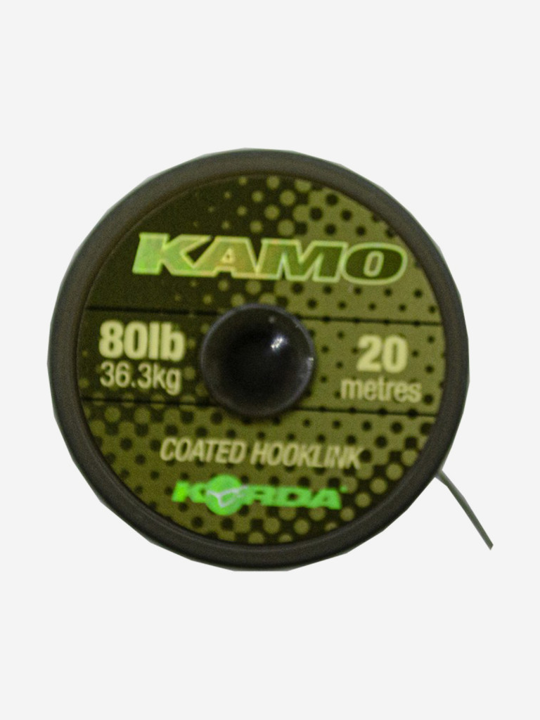 Поводковый материал KORDA Kamo Coated Hooklink 80lb 20м