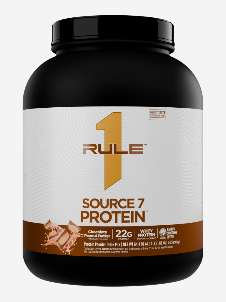 Протеин Rule 1 Сос7 Протеин, 1830 г, Шоколад-арахис