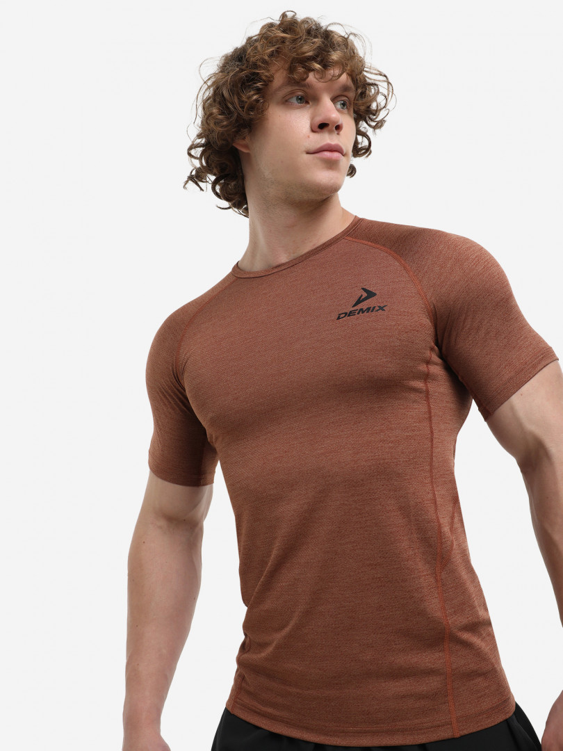 фото Футболка мужская demix, коричневый