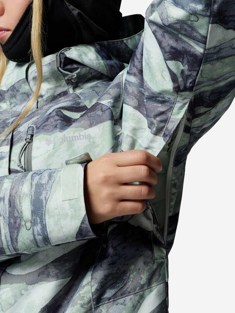 Куртка горнолыжная 3 в 1 женская Columbia Whirlibird V Printed Interchange Jacket