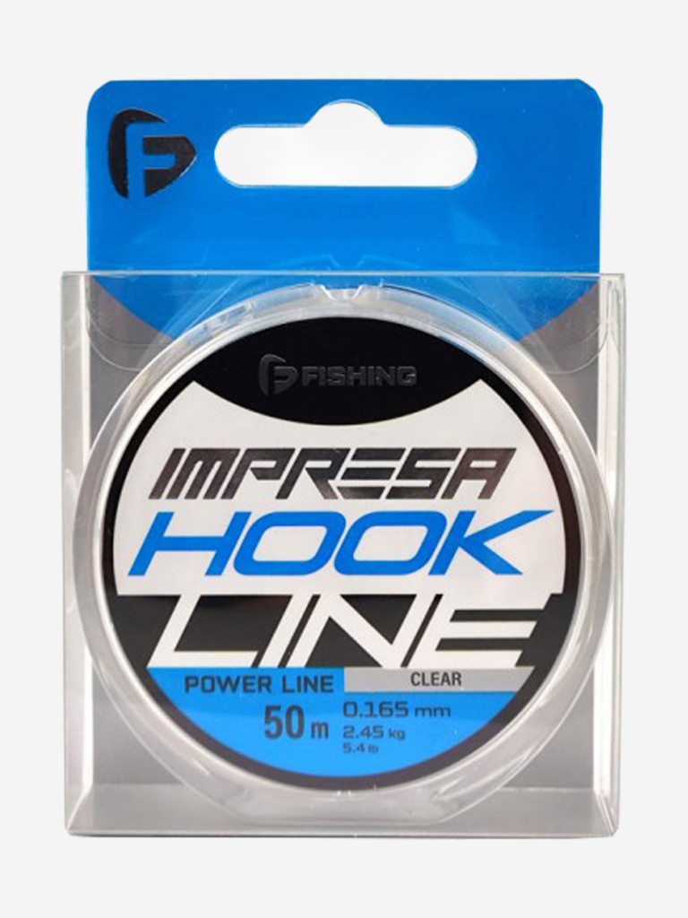 Леска Impresa Hook Line Clear F-FISHING 50м 0,165мм 2,45кг/5,4lb
