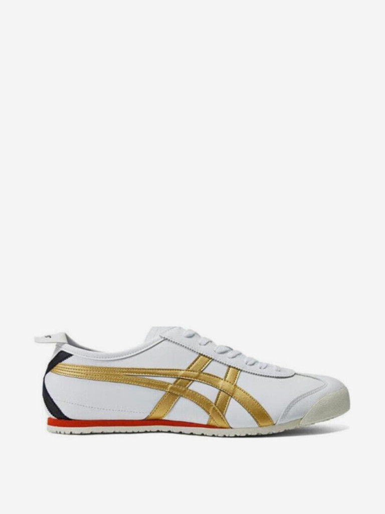 Кроссовки Onitsuka Tiger Mexico 66 White Gold Red