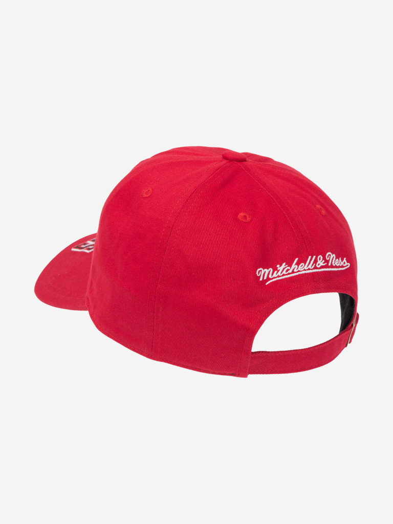 Бейсболка MITCHELL NESS HD9369-CBURED1 Chicago Bulls NBA (красный)