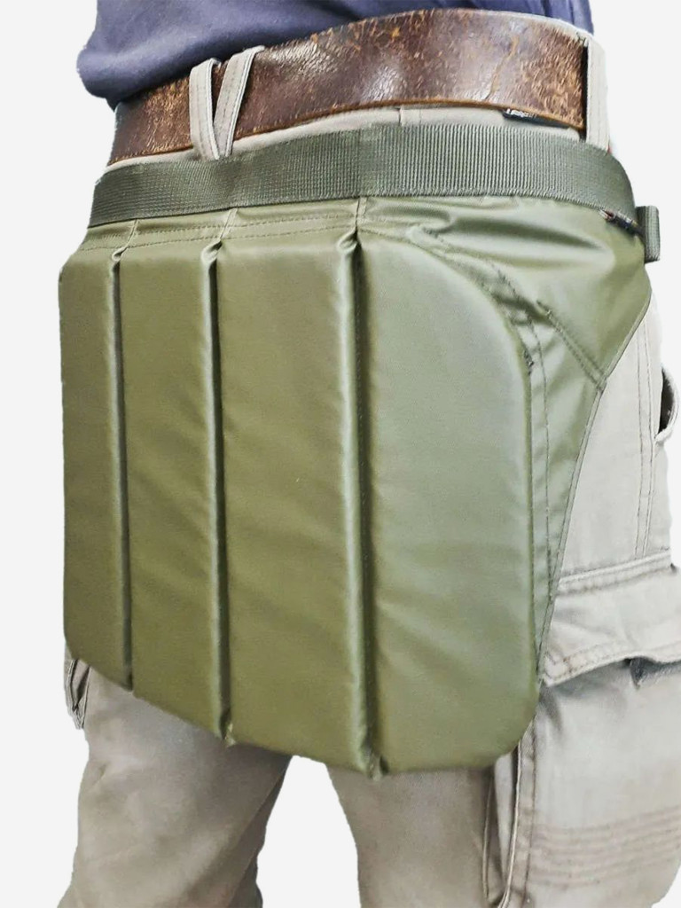 Эргономичное туристическое сиденье пятиточечник, хоба, толщина 2см