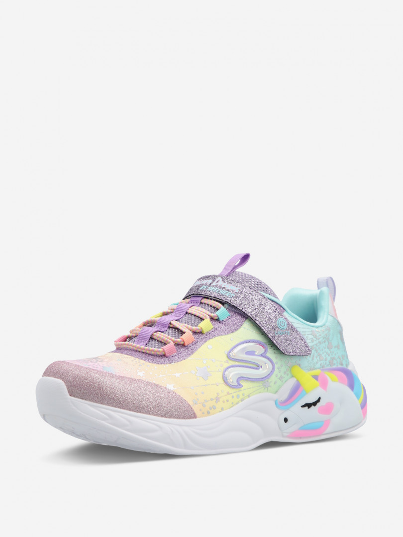 фото Кроссовки для девочек skechers unicorn dreams, мультицвет