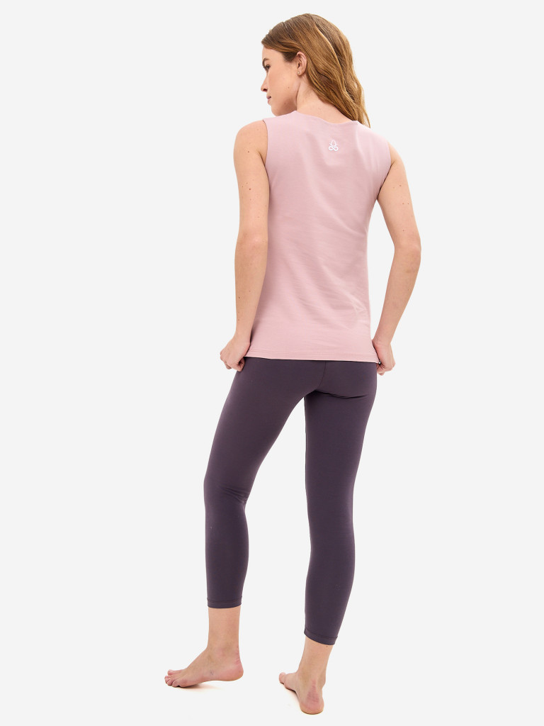 Майка розовая с нижним топом женская ANGAMI