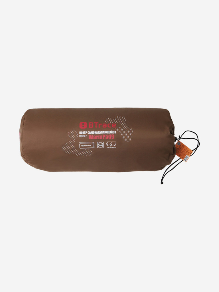 Ковер самонадувающийся BTrace Warm Pad 9,192х66х9 см, Коричневый