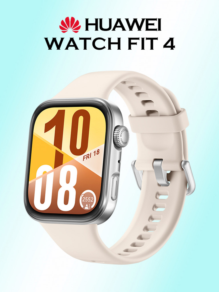 Умные часы HUAWEI Watch Fit 4, белые