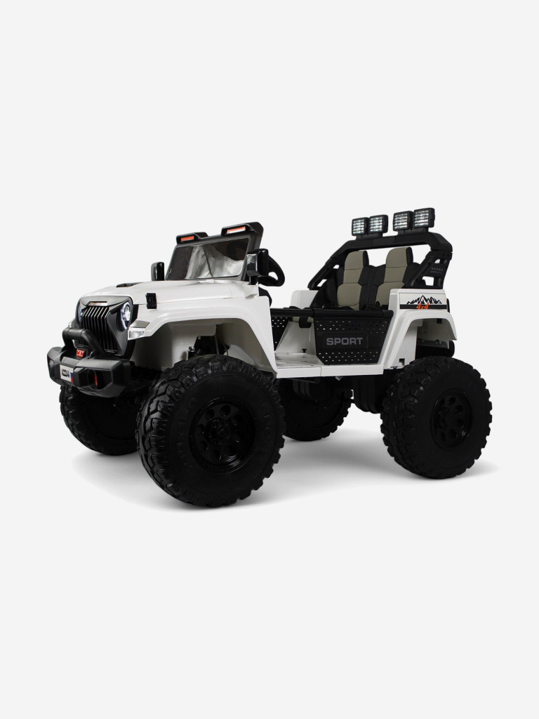 Двухместный 4 WD трансформер электромобиль RIVERTOYS Jeep с пультом