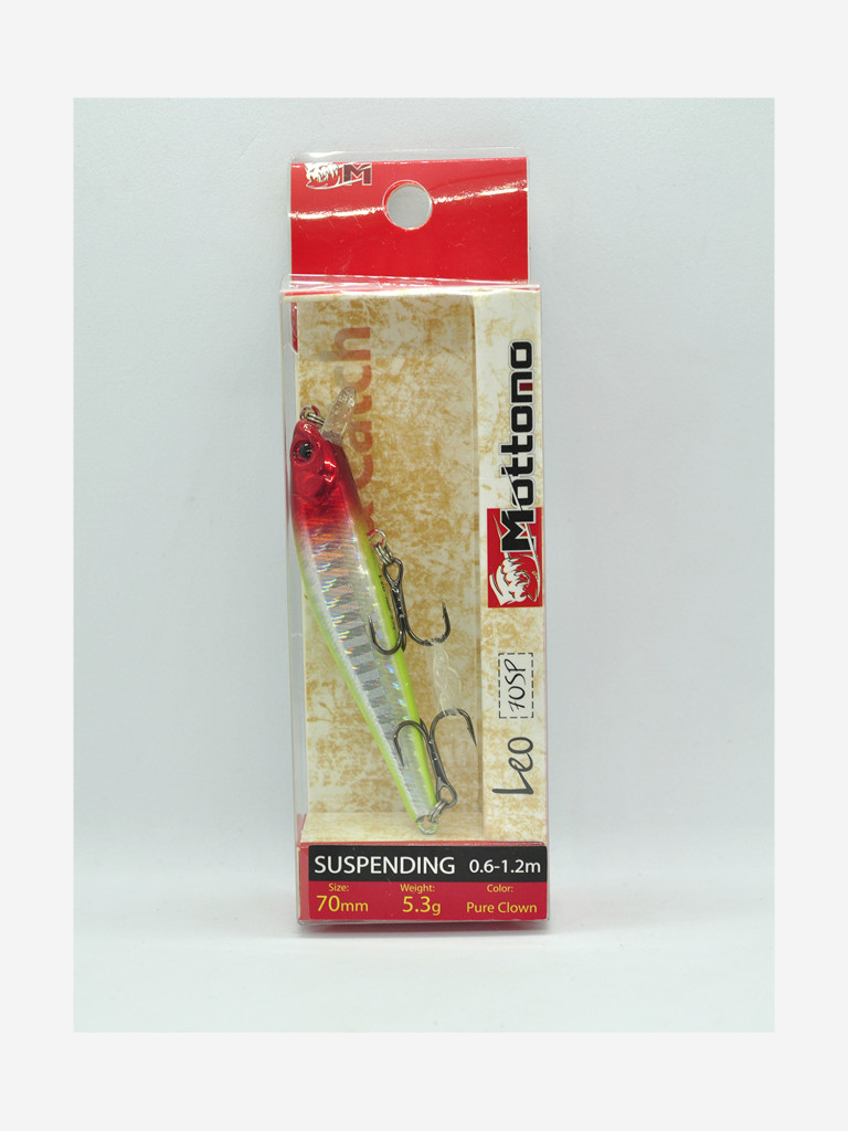 Воблер Mottomo Leo 70SP 5,3g Pure Clown