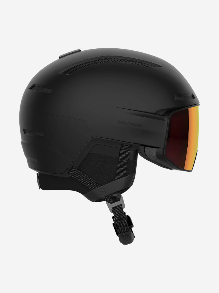 Горнолыжный шлем с визором Salomon Driver Prime Sigma Plus Черный Cat. 2+2 (с доп. визором)