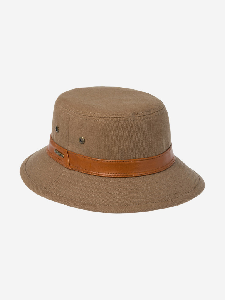 Панама STETSON 1891111 BUCKET COTTON (коричневый)