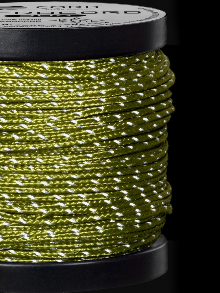 Микрокорд CORD катушка 30м светоотражающий (moss)