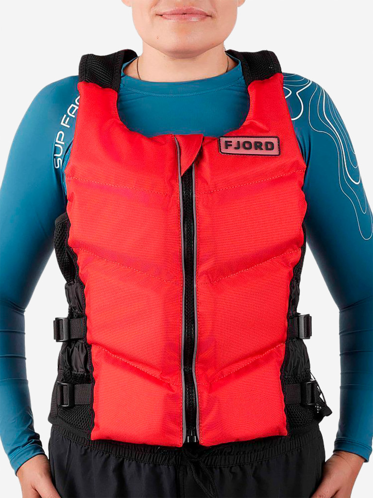 Жилет страховочный Fjord, красный