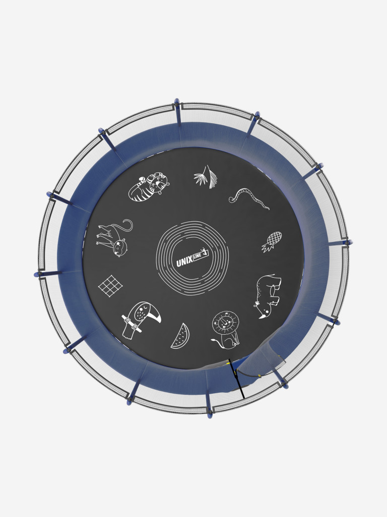 Батут UNIX line SUPREME GAME 16 ft (blue)