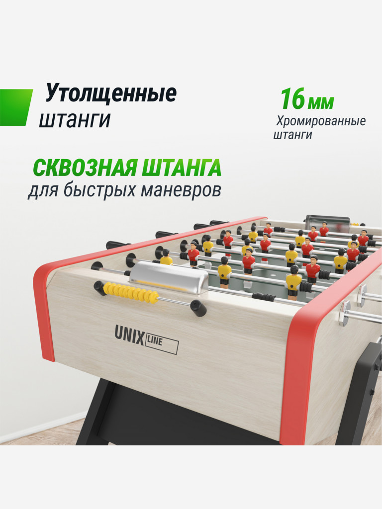 Игровой стол UNIX Line Футбол - Кикер 140х70см