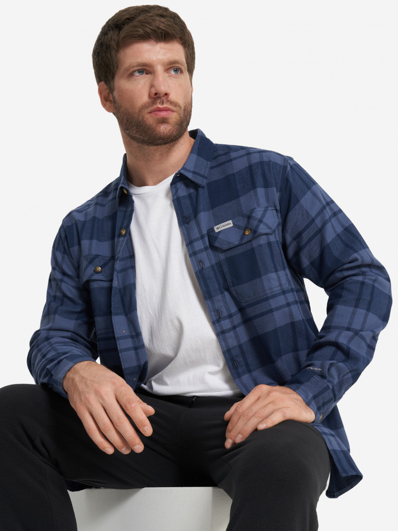 

Рубашка мужская Columbia Flare Gun Stretch Flannel, Синий