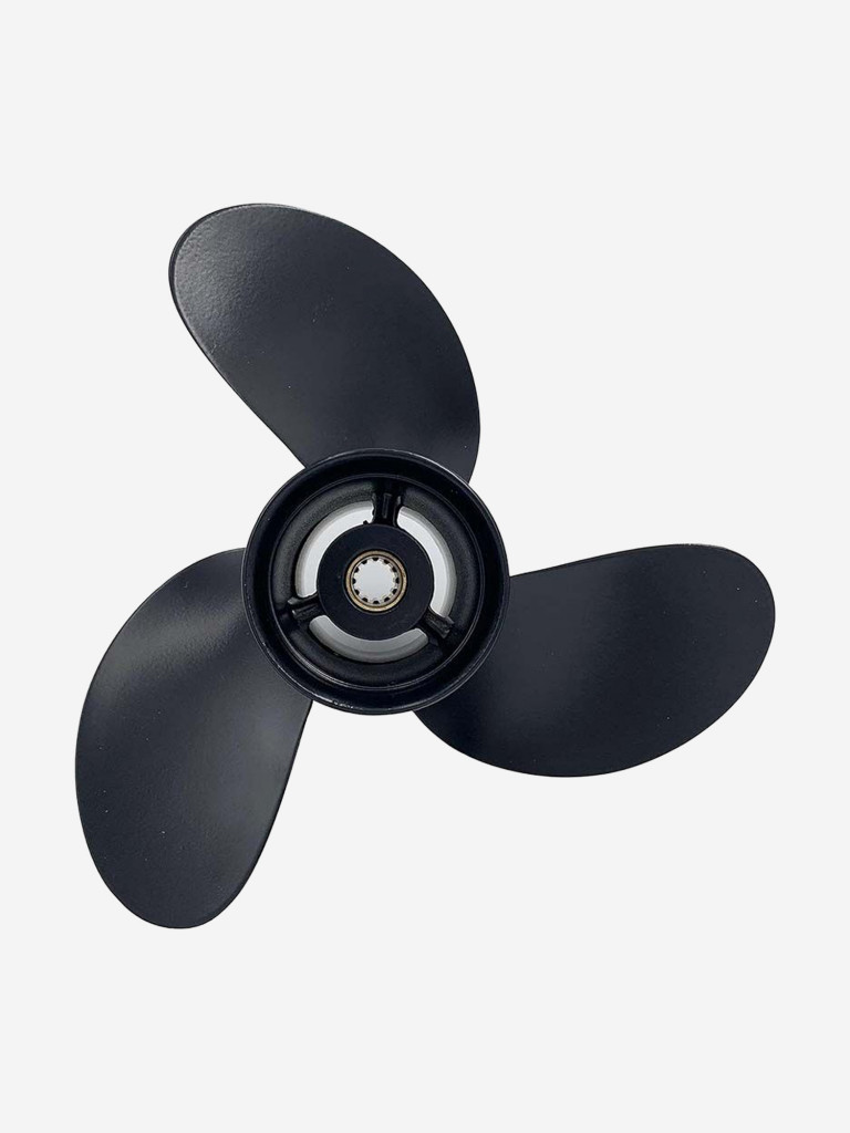 Винт гребной Skipper для лодочных моторов Tohatsu 9.8-18HP, диаметр 9 1/2 "алюминиевый, лопастей - 3, шаг 8"