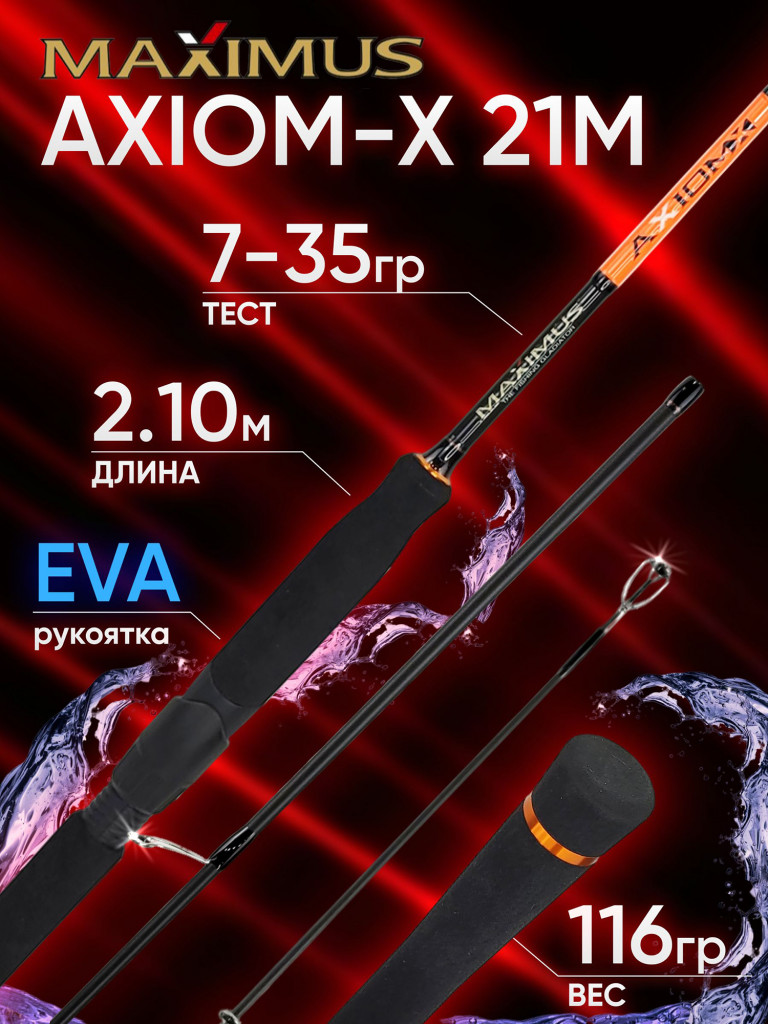 Спиннинг Maximus AXIOM-X 18L 1.8м 3-15гр