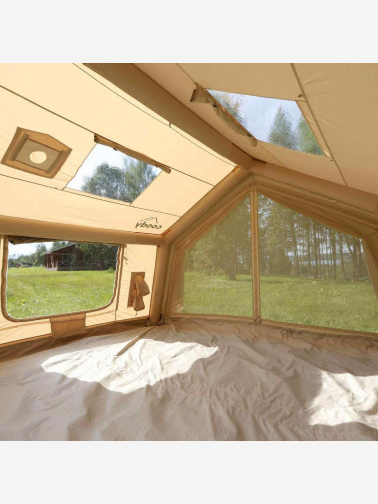 Надувная палатка Coody 10.0 Pro Beige 4–8 человек