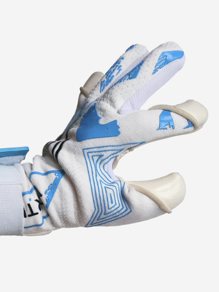 Вратарские перчатки Northstein Evolyx Pro CL4, бело-голубые