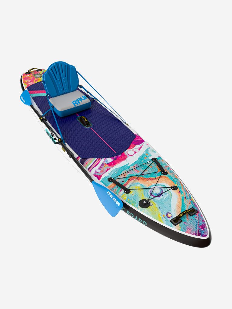 Надувной сапборд Rave Board RB18a Naivetu (335*83*15) с сидушкой и двойным веслом