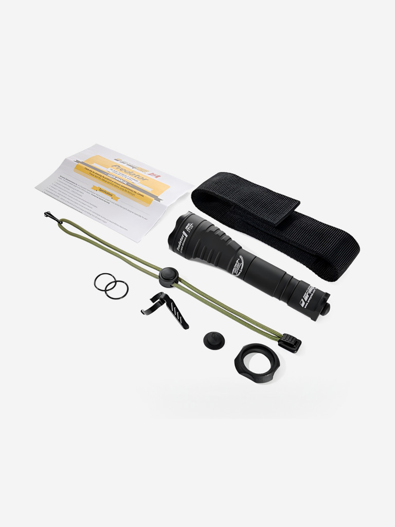 Фонарь ручной тактический Armytek Predator v3, зеленый свет