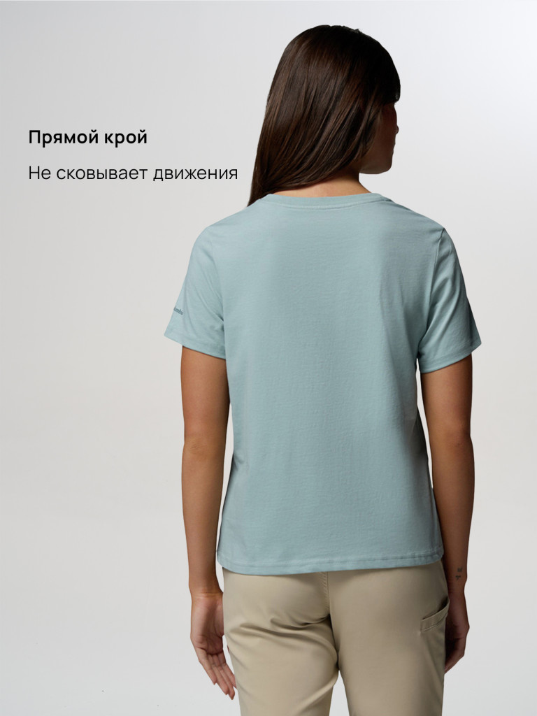 Футболка женская Columbia Rolling Bend Graphic SS