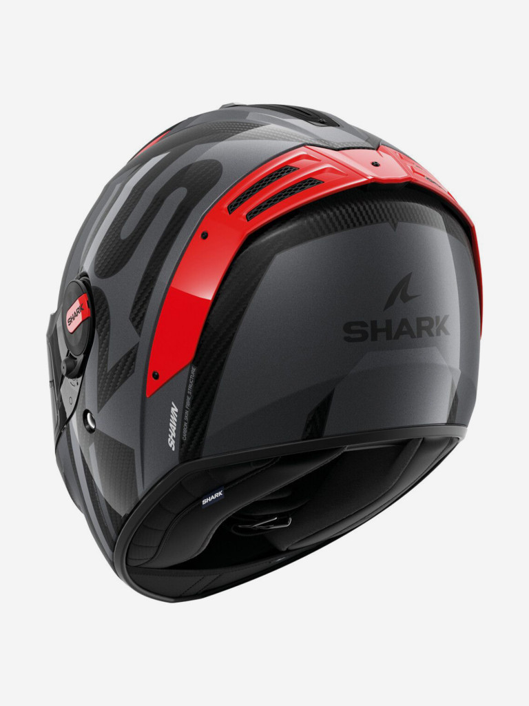 Мотошлем интеграл Shark SPARTAN RS CARBON SHAWN Black/Orange/Silver