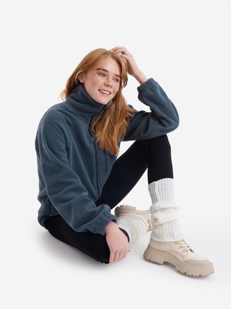 Толстовка из шерпы oversize PointHit тёплая кофта
