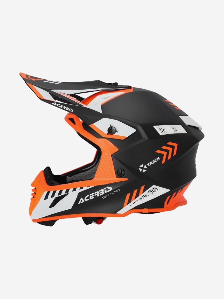 Мотошлем кроссовый взрослый Acerbis X-TRACK MIPS 22-06 Black/Orange Fluo
