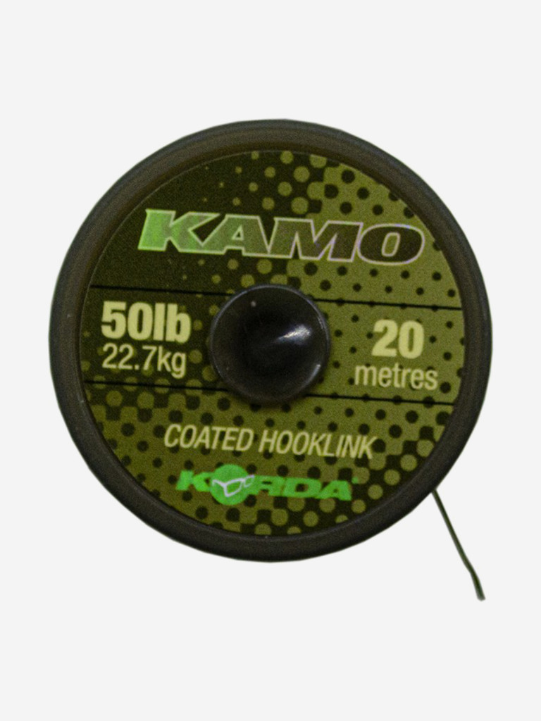 Поводковый материал KORDA Kamo Coated Hooklink 50lb 20м