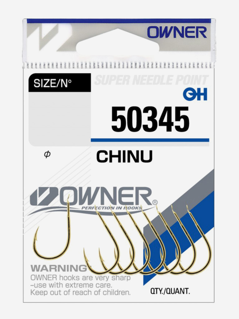 Крючок OWNER Chinu gold №2 9шт