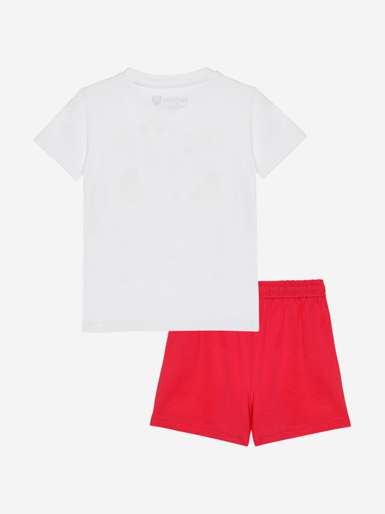 Комплект для девочек: футболка, шорты PlayToday