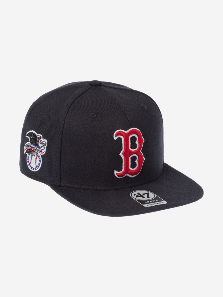 Бейсболка с прямым козырьком 47 BRAND B-SRS02WBP-NY Boston Red Sox MLB