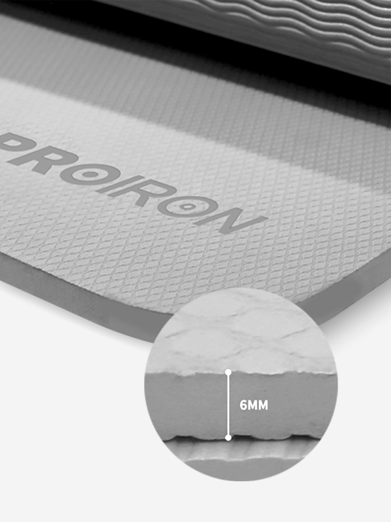 Коврик складной PROIRON для йоги и фитнеса 1830х610х6 мм TPE