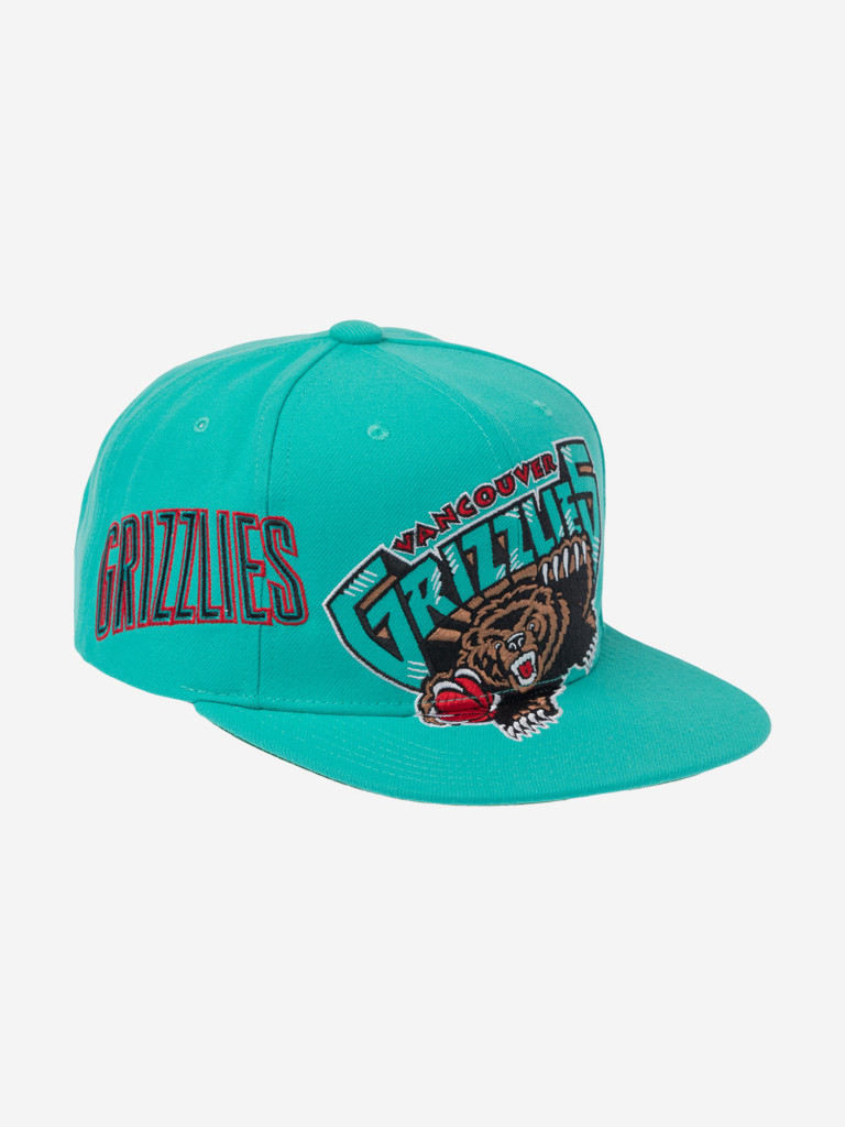 Бейсболка с прямым козырьком MITCHELL NESS HS10046-VGRTEAL Vancouver Grizzlies NBA (голубой)