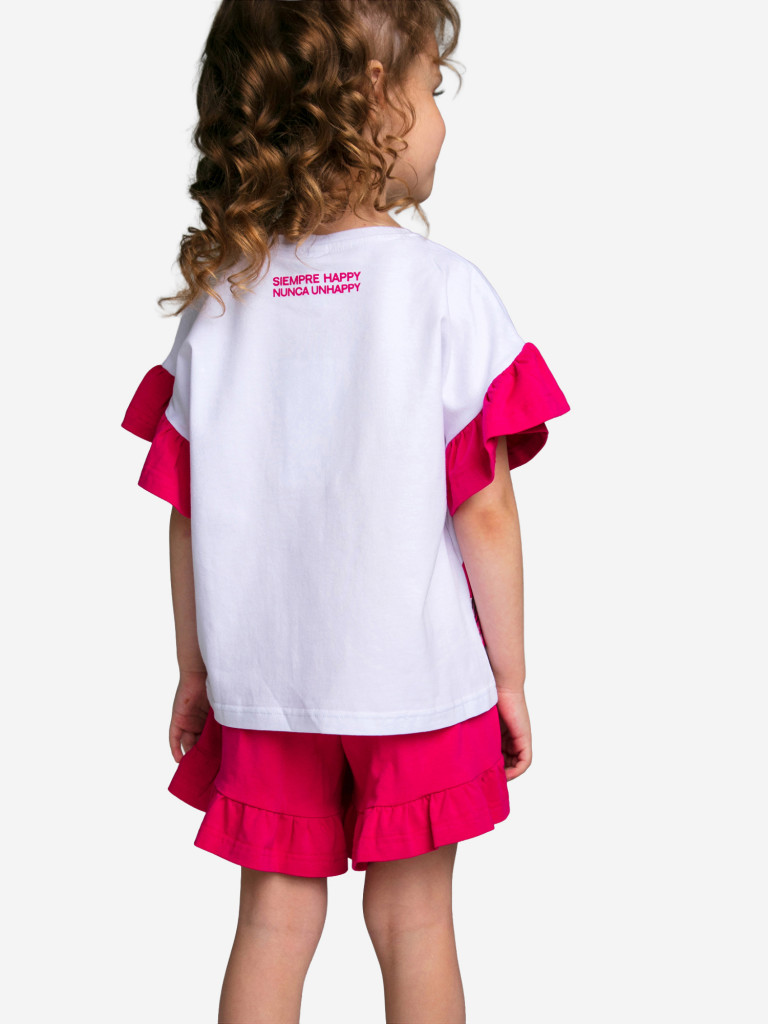 Комплект для девочек: футболка, шорты PlayToday