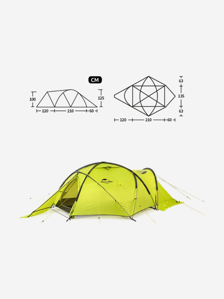 Палатка Naturehike Lgloo Alpine, 2-местная