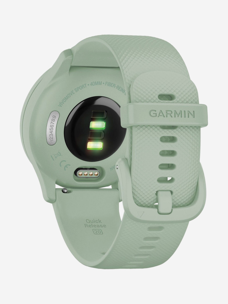 Спортивные часы Garmin Vivomove Sport с ремешком мятного увета