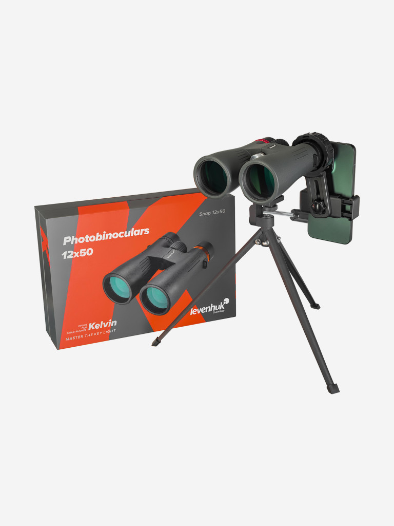 Фотобинокль Levenhuk Kelvin Snap 12x50