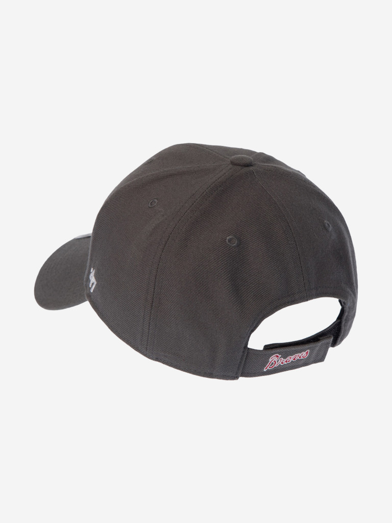 Бейсболка 47 BRAND B-MVP01WBV-CCA Atlanta Braves MLB (серый)