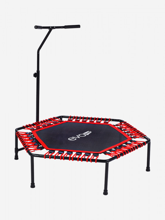 Батут спортивный для фитнеса и джампинга EVO JUMP PRO, красный