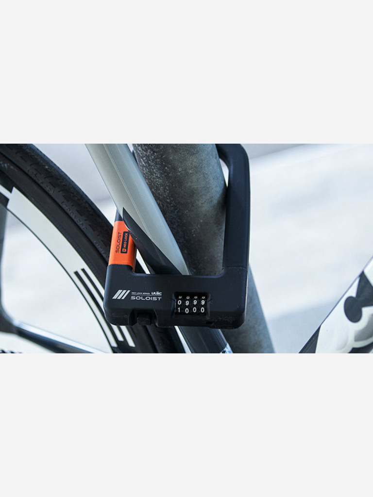 Велосипедный замок Ulac Soloist Combo Si Steel U Lock Black