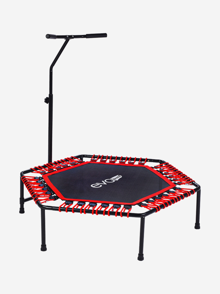 Батут спортивный для фитнеса и джампинга EVO JUMP PRO, красный