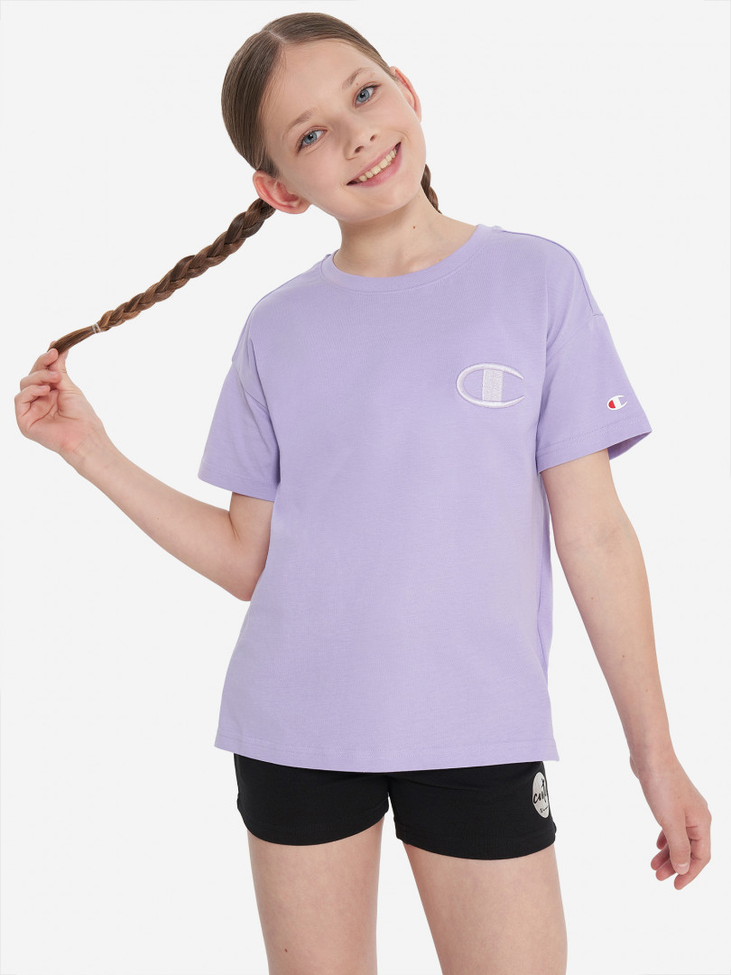 Футболка для девочек Champion Фиолетовый 1199₽